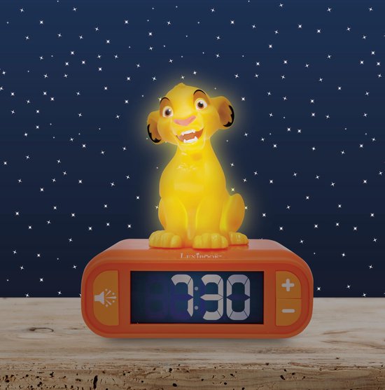 Simba Night Light Wearmklok met geluiden van Merkloos — afbeelding 3