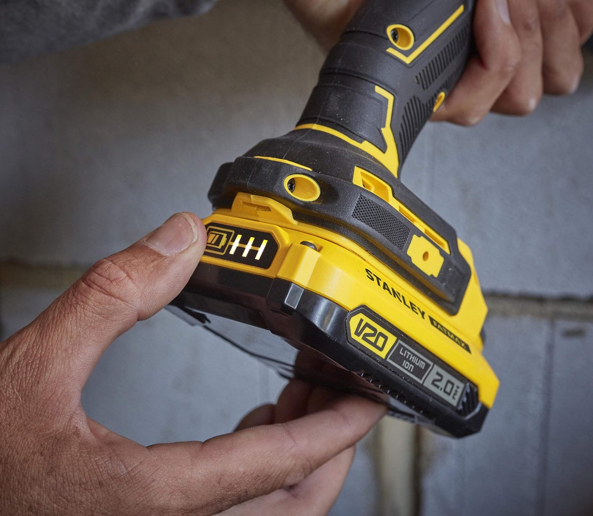Stanley SFMCD721D2K FATMAX® V20 Accu klop-/schroefboormachine Brushless 18V 2.0Ah in koffer – foto 6
