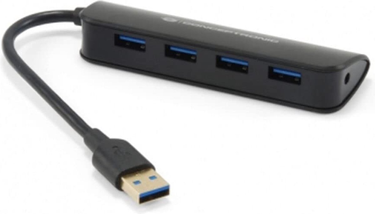 USB Hub Conceptronic C4PUSB3 Black