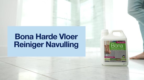 Bona Harde Vloer, Tegel en Laminaat Reiniger - 2 x 4 Liter Multipack - PVC Reiniger - Streeploos - Sneldrogend - Vloerreiniger Vloeistof (Ook Geschikt Voor Robotstofzuiger Met Dweilfunctie)