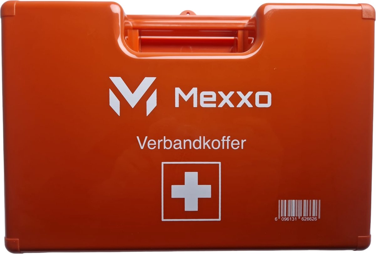 Goedkoopste Mexxo - EHBO kit - EHBO doos - Complete BHV Verbanddoos - Verbandkoffer 61 delig - Europees goedgekeurd - Noodpakket