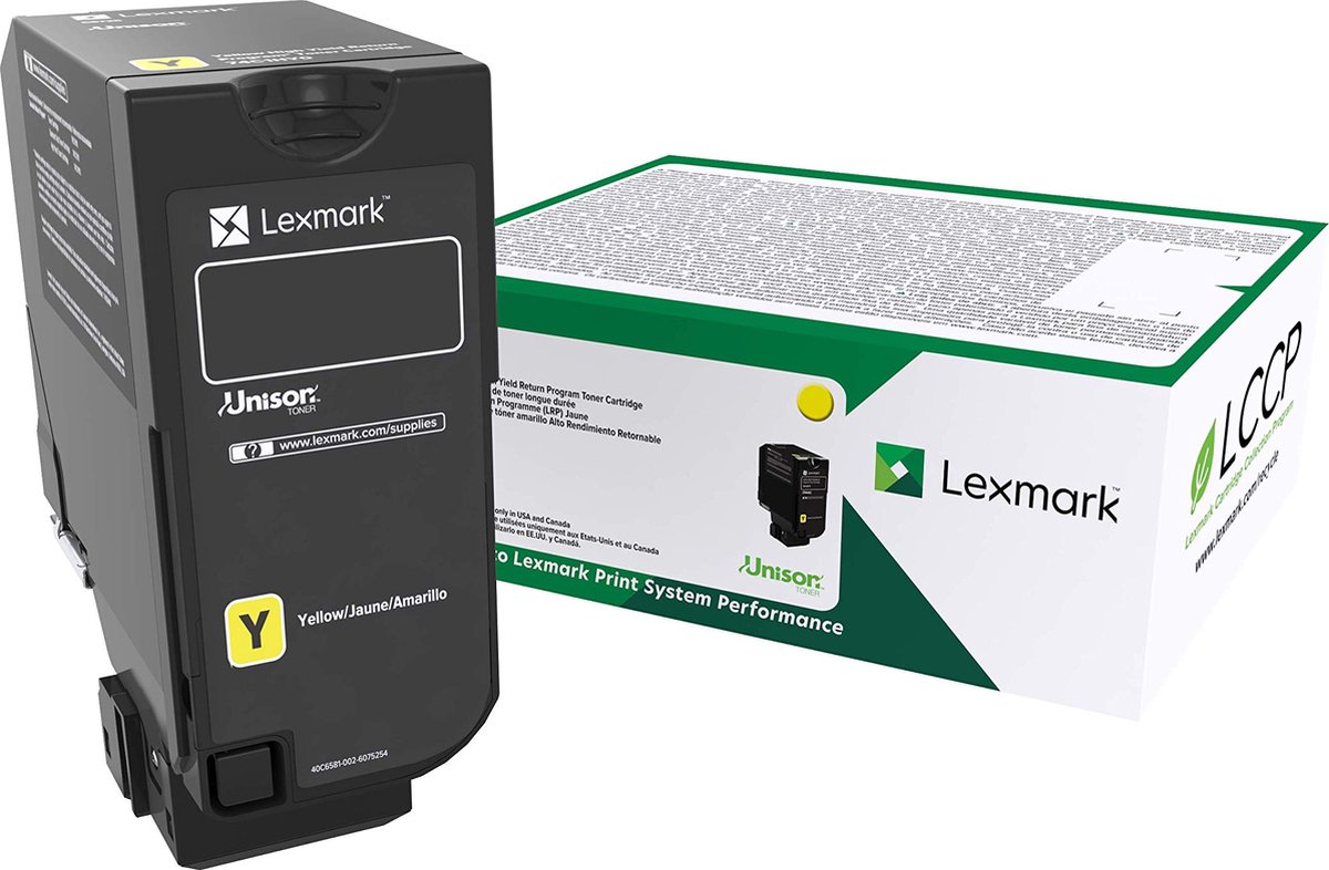 Toner Lexmark 75B20Y0 Yellow