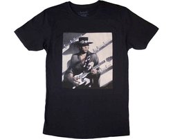 Stevie Ray Vaughan - Texas Flood Album Cover Heren T-shirt - S - Zwart
