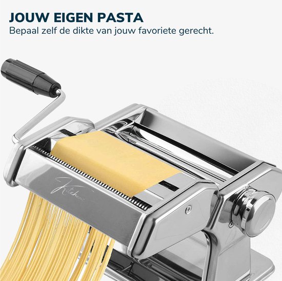 Kitchenz Pastamachine set incl. Ravioli Opzetstuk & Pasta Droogrek - Pastamaker - Pasta Droogrek van Kitchenz® — afbeelding 5