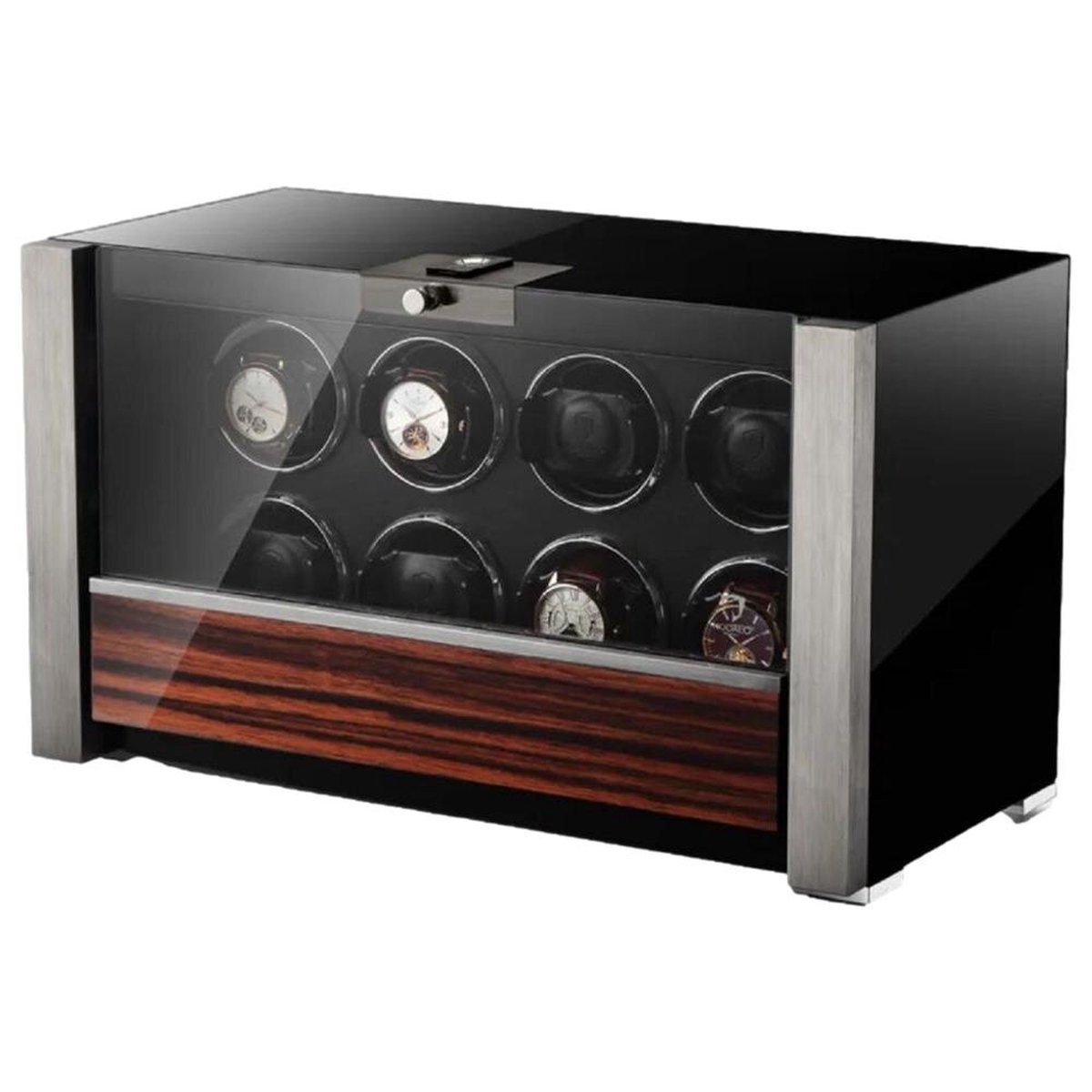 Modalo - 3908614S - Watch Winder voor 8 Horloges - zwart - Victory