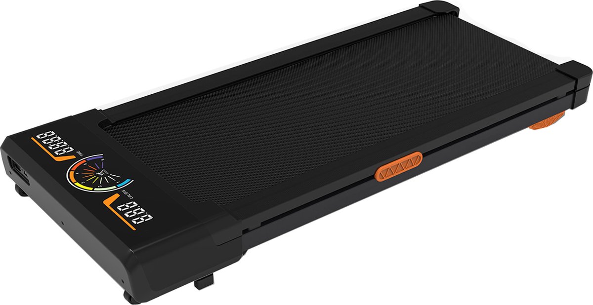 Opvouwbare loopband met helling 4 in 1 - Loopband met 9% helling - Elektrische 3.0 pk loopmachine voor thuisgebruik tot 130KG - 1-10km/u - LED-display - Geluid<45db - Zwart