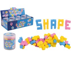 Johntoy magische bouwblokjes herbruikbaar foam speelgoed multicolor.