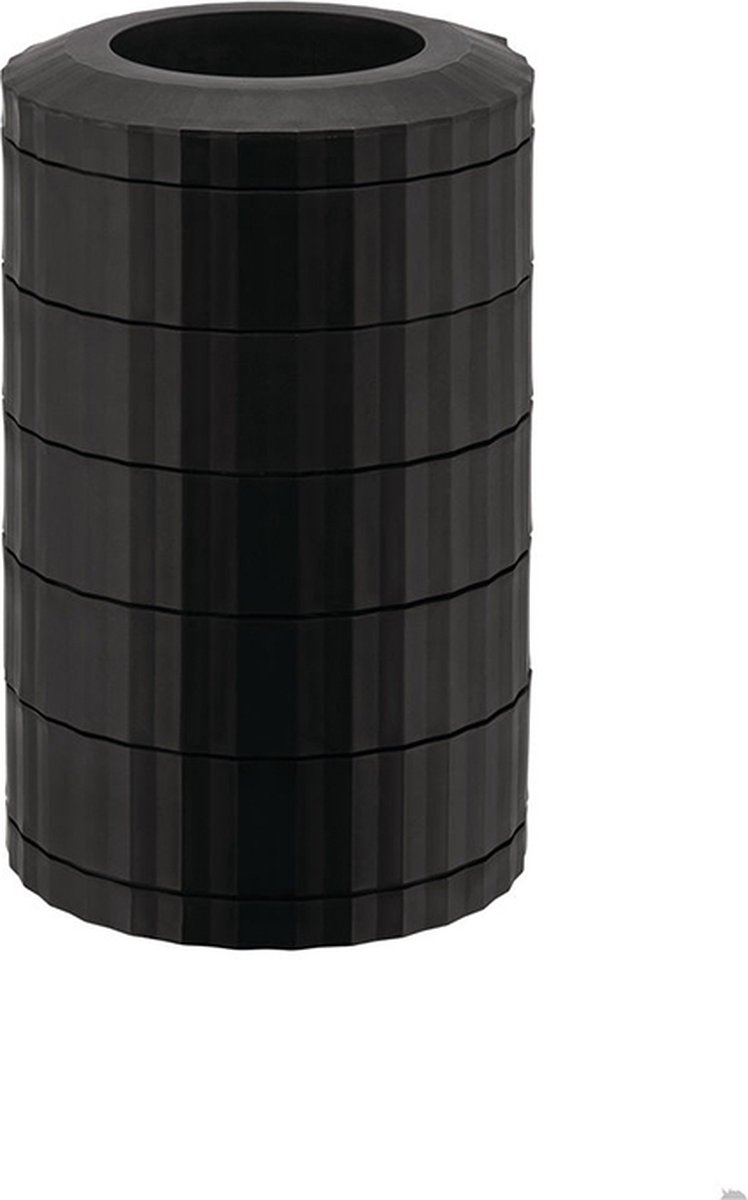 Alessi Plissé Koffiecapsulehouder Zwart