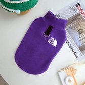 The Dog Face - Pull - Chien - Polaire Chaude - Violet - M