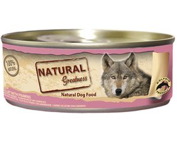Hondenvoer Natural Greatness - Tonijn Garnalen - Natvoer 156gr, Gezonde Maaltijd, Natuurlijk Ingrediënten