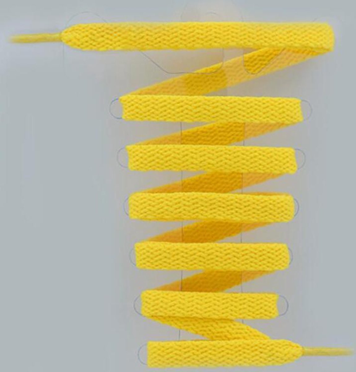 New Age Devi - Schoenveters - paar gele veters - 120cm - veters voor schoenen - nummer 5 - geel