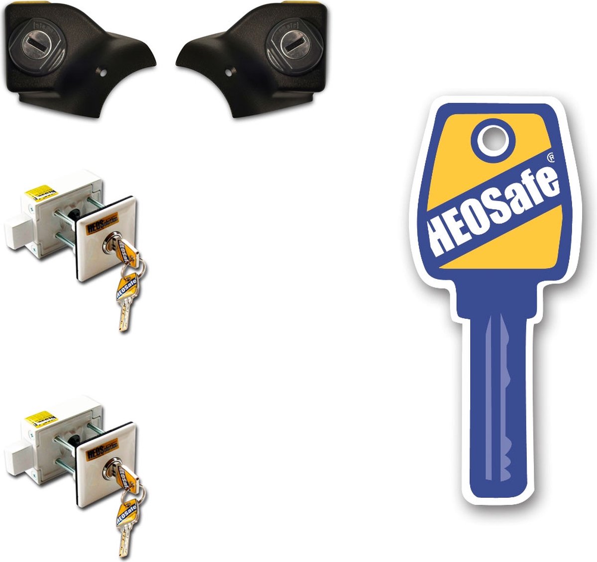 HEOSystem pakket gelijksluitend Fiat Ducato 2006-2021 (+ 2 sloten) Wit