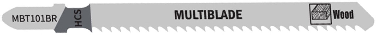 Multiblade MBT101BR Decoupeerzaagblad, hout, splintervrij omgekeerd 100mm