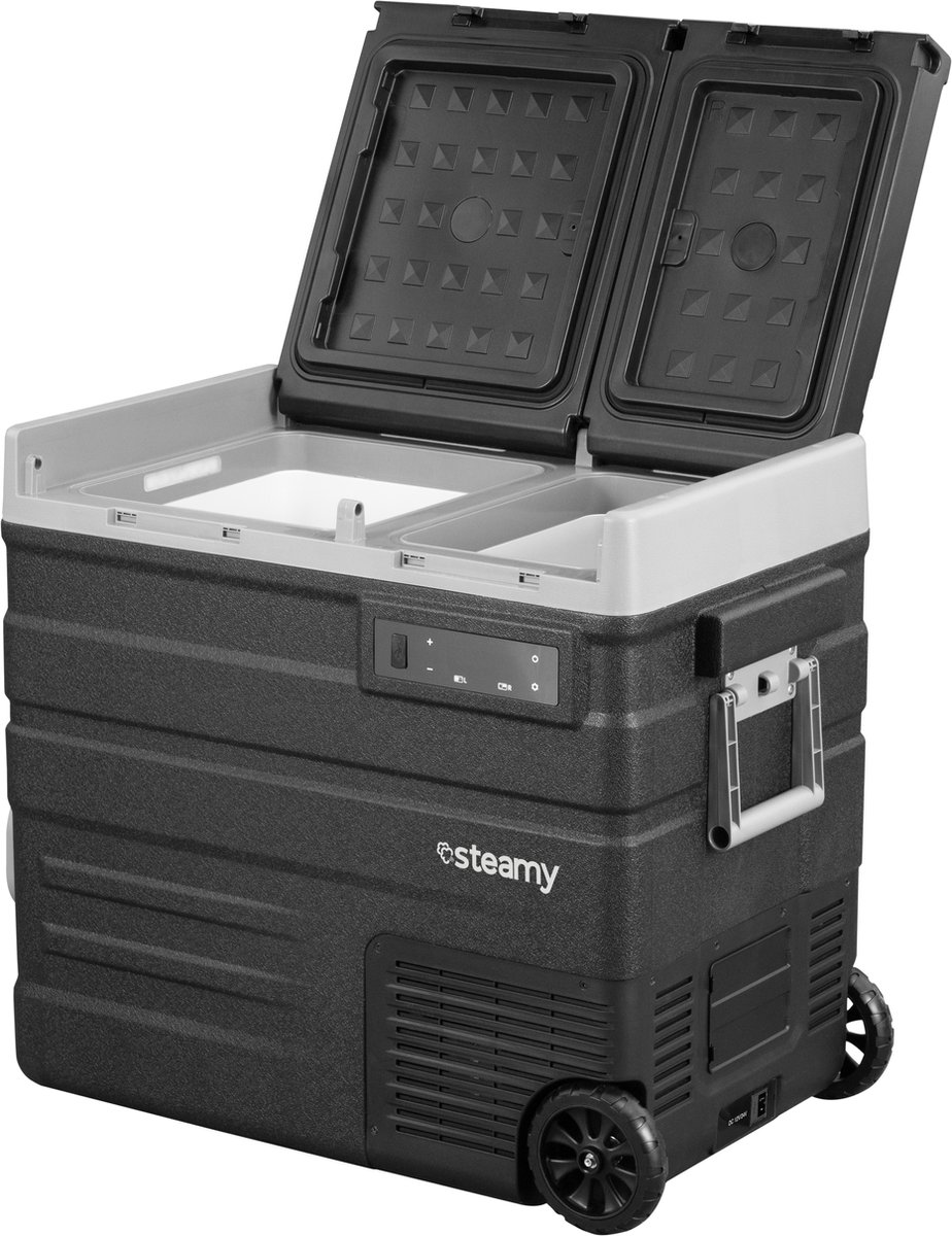Steamy-E SECUD65 dual-zone compressor koelbox - 65 liter