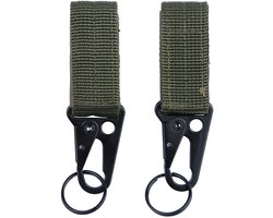 Molle snap hook with keyring 2-pack JFO03