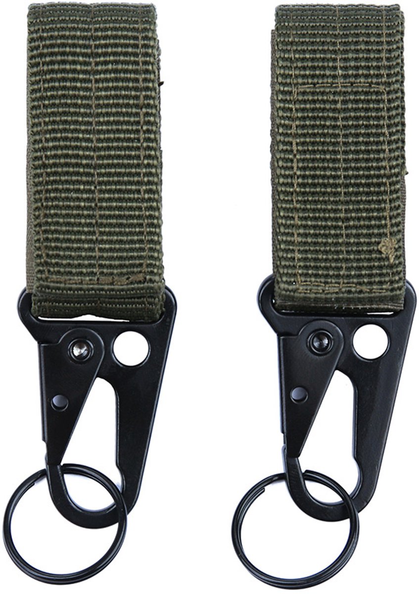 Molle snap hook with keyring 2-pack JFO03