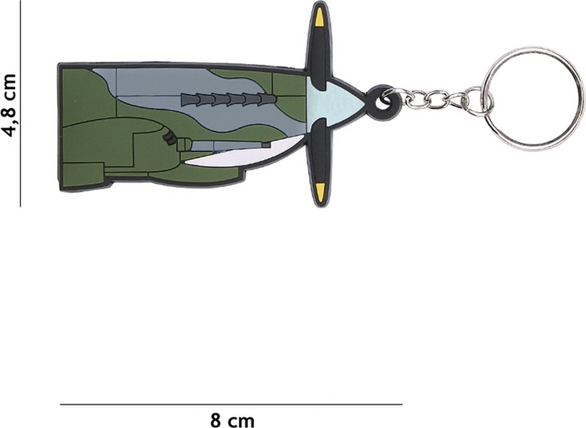 Sleutelhanger 3D PVC Spitfire #108