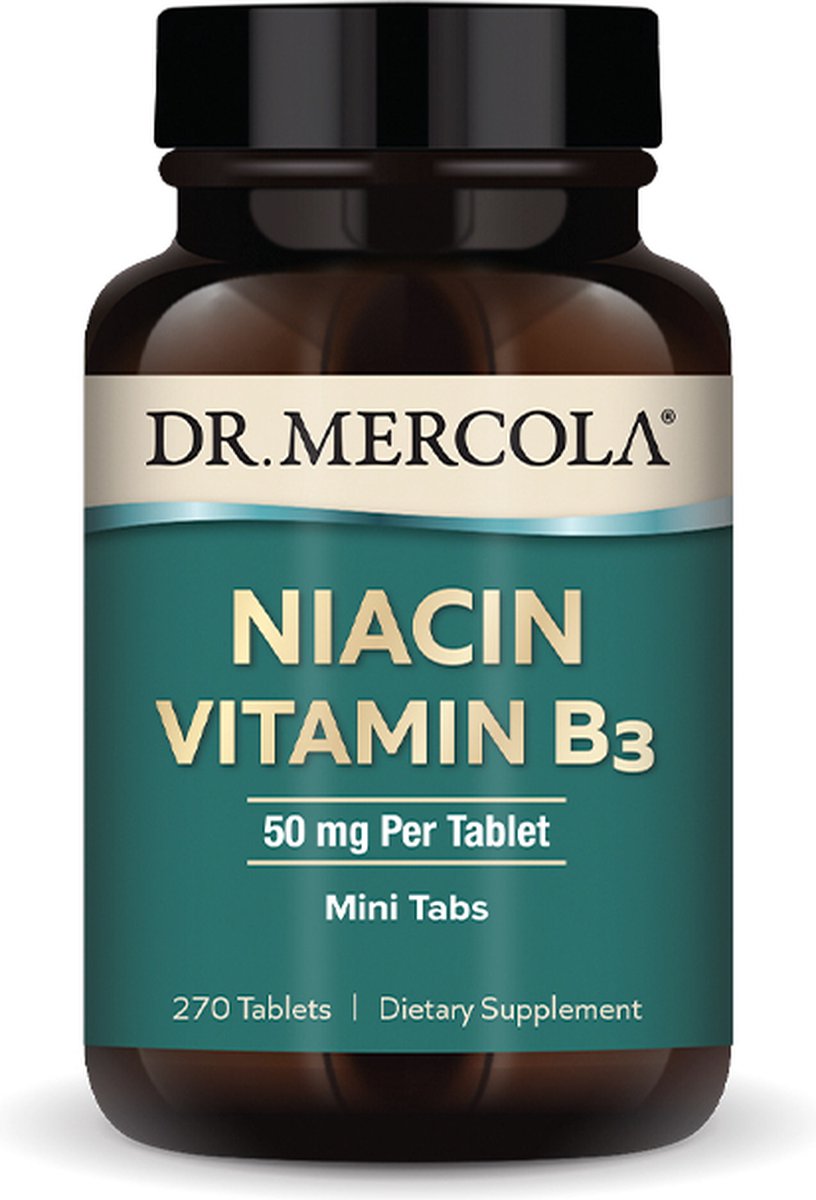 Goedkoopste Dr. Mercola - Niacin - Vitamin B3 - 50 mg - 270 tabletten