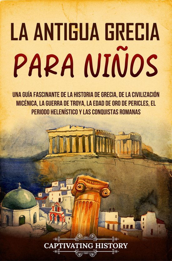 La antigua Grecia para niños - cover