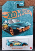 Hot Wheels HVX05 Nissan Sylvia (S14) Drift Pearl and Chrome green speelgoedvoertuig