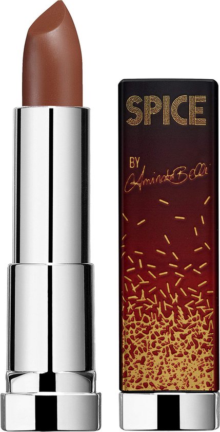 Maybelline Color Sensational Lippenstift Limited Edition „Aminata Belli X“ – 100% Mattes Finish, Mit Honignektar, Nuance 800
