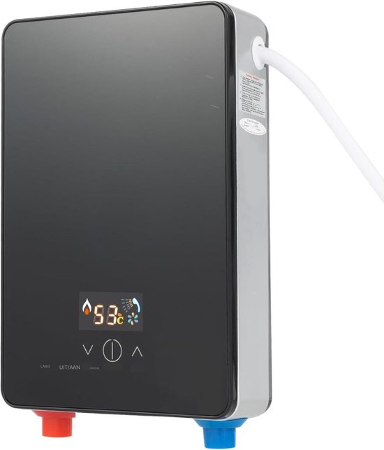CHIMHOON 6500 W doorstroomboiler, digitaal display, warm water zonder tank, drukbestendig, waterdicht, 220 V