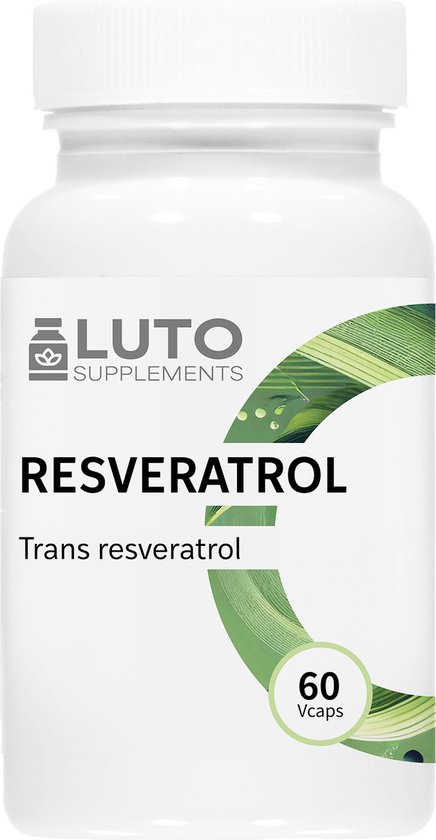 Resveratrol - 250mg - Premium: 98% Trans-Resveratrol van Japans duizendknoop-extract - 60 Vegetarische capsules - Hoge dosis - Veganistisch - Luto Supplements