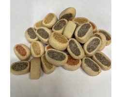 Mergpijpjes koekjes mix MINI 2.5KG Mergkoekjes Hondenkoekjes - hondensnoepjes - hondenbeloning - mergpijpjes - hondensnacks.