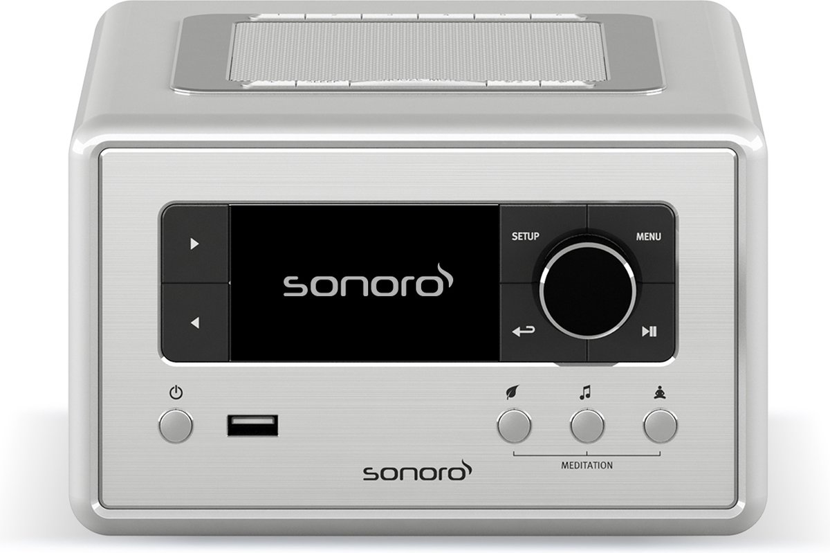 Sonoro RELAX V2 - WiFi - Spotify - DAB + radio - Bluetooth - Zilver