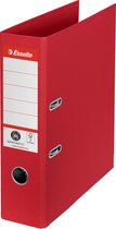 Esselte No. 1 Ordner A4 - Rugbreedte van 75mm - 100% Gerecycled Karton - Rood