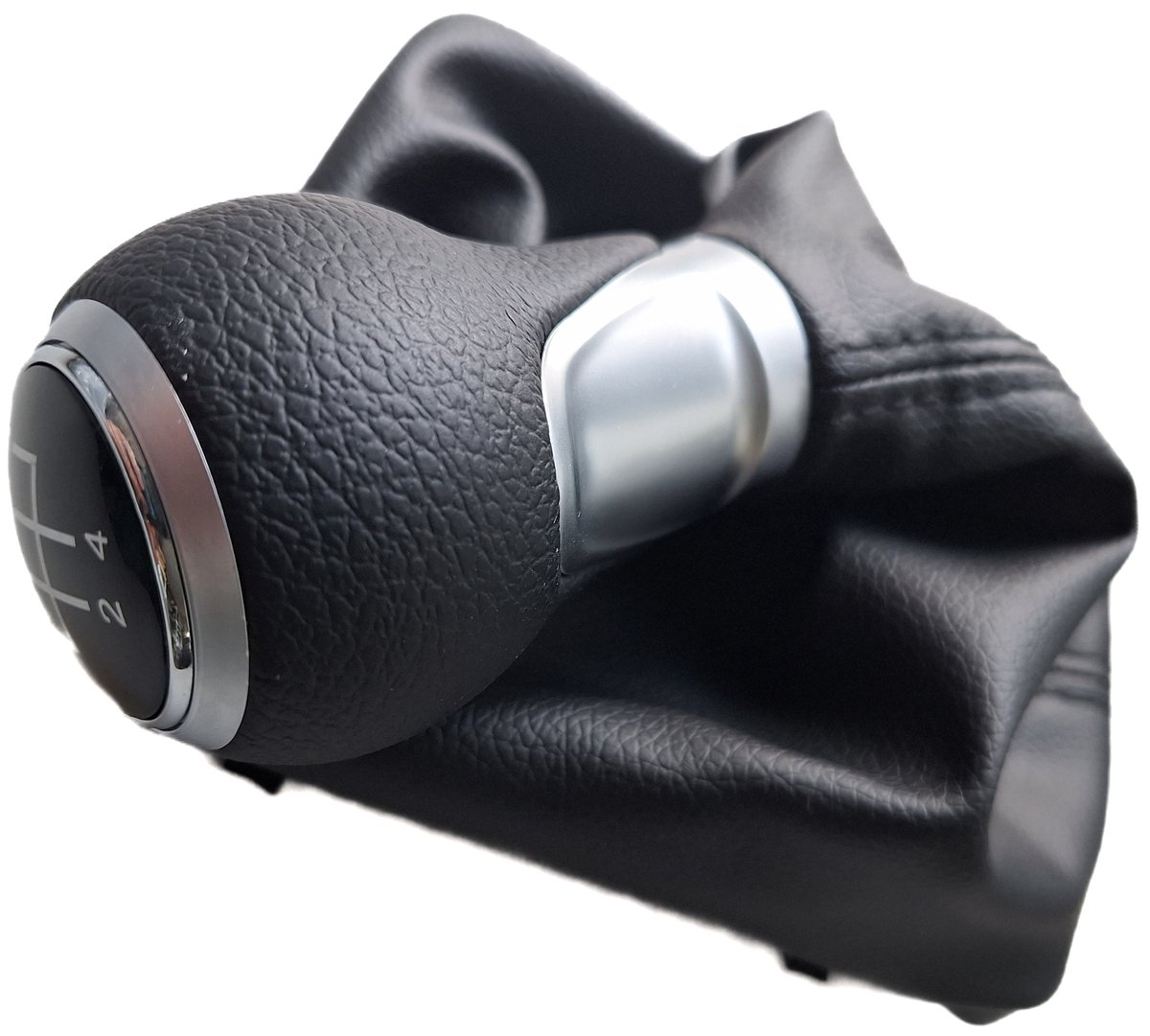 Pookknop Geschikt voor Audi A4 BJ 12-2007 tot 08-2015 en Q5 2008-2015 (5 versnellingen) Pook Audi Pookhoes Audi versnellingspook