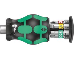 Wera Kraftform Kompakt Stubby Magazin 1 05008873001 Bitset 7-delig Kruiskop Phillips, Plat, Torx Incl. bithouder