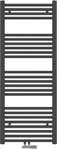 Bol.com EMKE Handdoekradiator - Mat Antraciet - 120 x 40 cm - Middenaansluiting - Verwarming Badkamer aanbieding