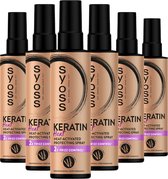 SYOSS Keratine Heatprotection Spray – Haarspray - Hittebescherming – Keratine Versterking - Langdurige Hold – Anti-Pluis - Voordeelverpakking - 6 x 200 ml