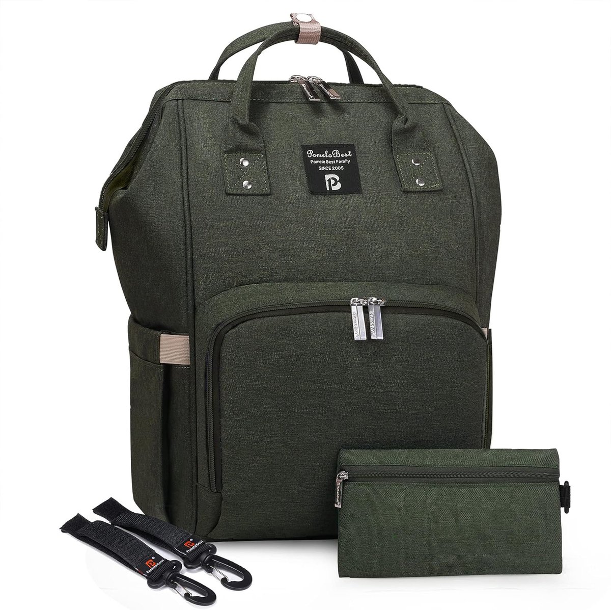 Goedkoopste Luiertas Rugzak - Multifunctionele Verzorgingstas - Kwalitatieve Baby Rugtas - Duurzame en Stijlvolle Luiertas - Grote Capaciteit - Reis Tas voor Onderweg - Groen