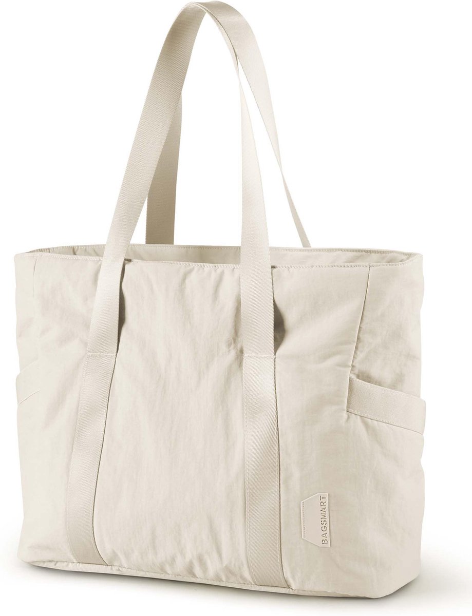 GEWEO schoudertas met rit dames - Tote bag - WIT