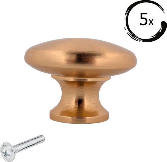 Kastknoppen Classic voor Deuren, Lades en Kasten [8 Stuks, Rond] Kleur