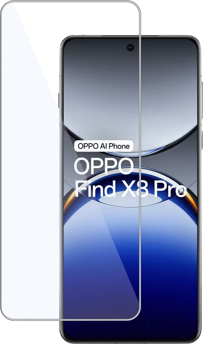 Screenprotector geschikt voor OPPO Find X8 Screenprotector – Gehard Glas - Proteqt+