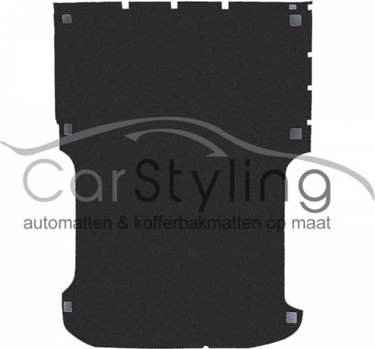 Laadvloermat Opel Combo C met schuifdeur 2001-2011