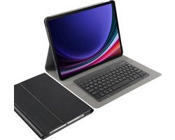 Cazy tablet Hoes met Toetsenbord geschikt voor Samsung Galaxy Tab S10 Plus / Tab S9 FE Plus / Tab S9 Plus - QWERTY Bluetooth Keyboard Case - Zwart