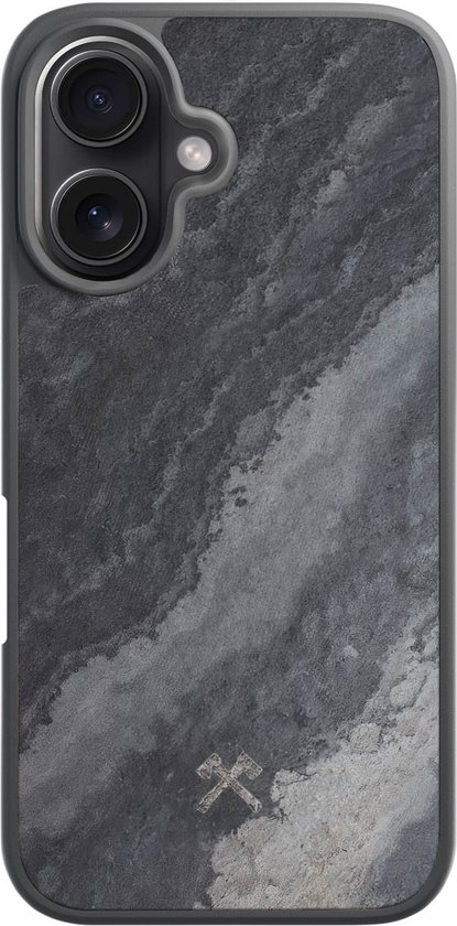 Étui Woodcessories adapté à iPhone 16 - Woodcessories Bumper Case MagSafe - gris