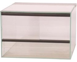 Terrarium met Schuifdeuren | 100 x 50 x 50CM voor reptielen en amfibieën