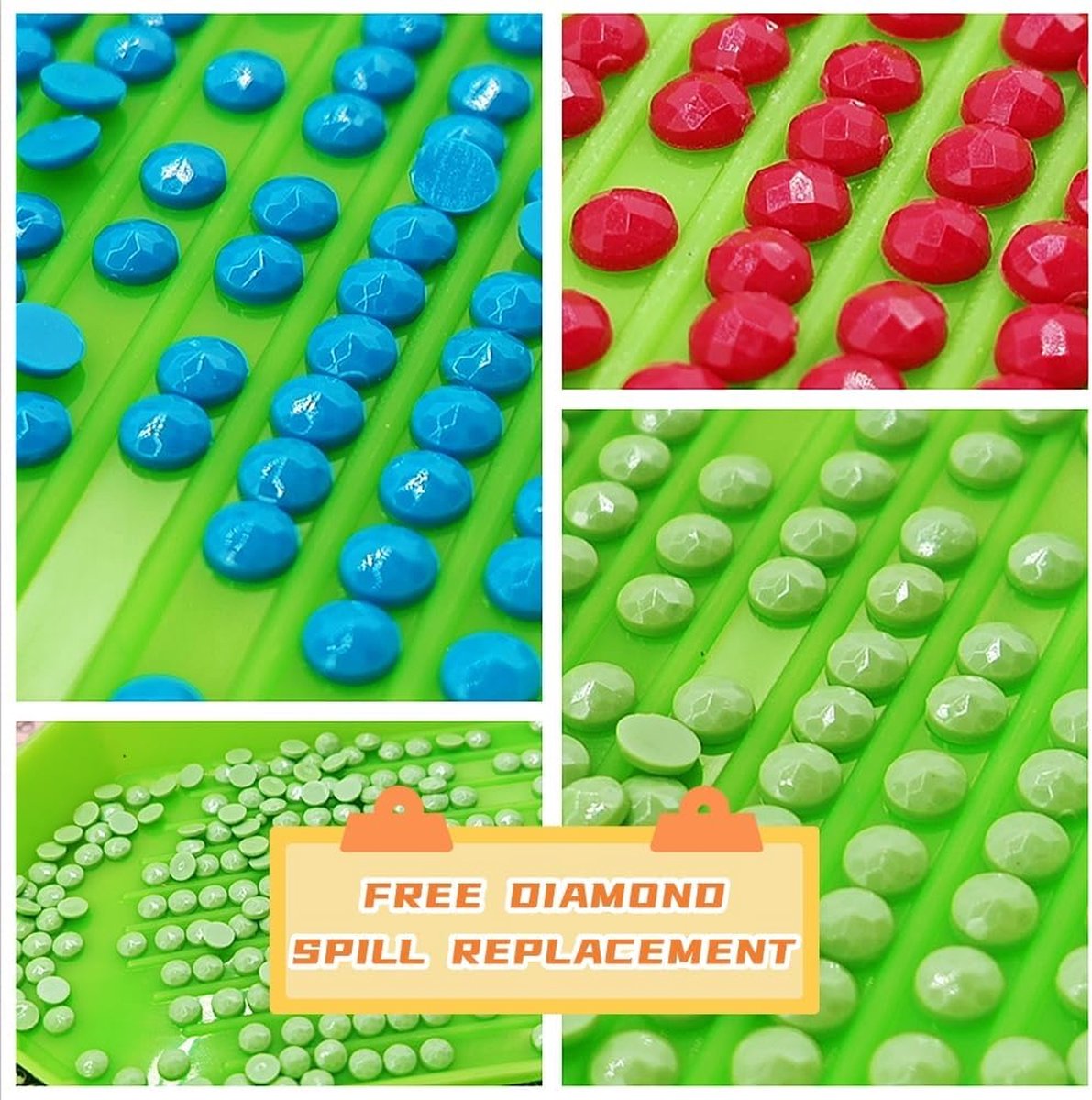 BOTC Diamond Painting Volwassenen - Diamond Painting Kinderen - Diamond Painting Pakket Volledig - 30x40CM - Kat — afbeelding 7