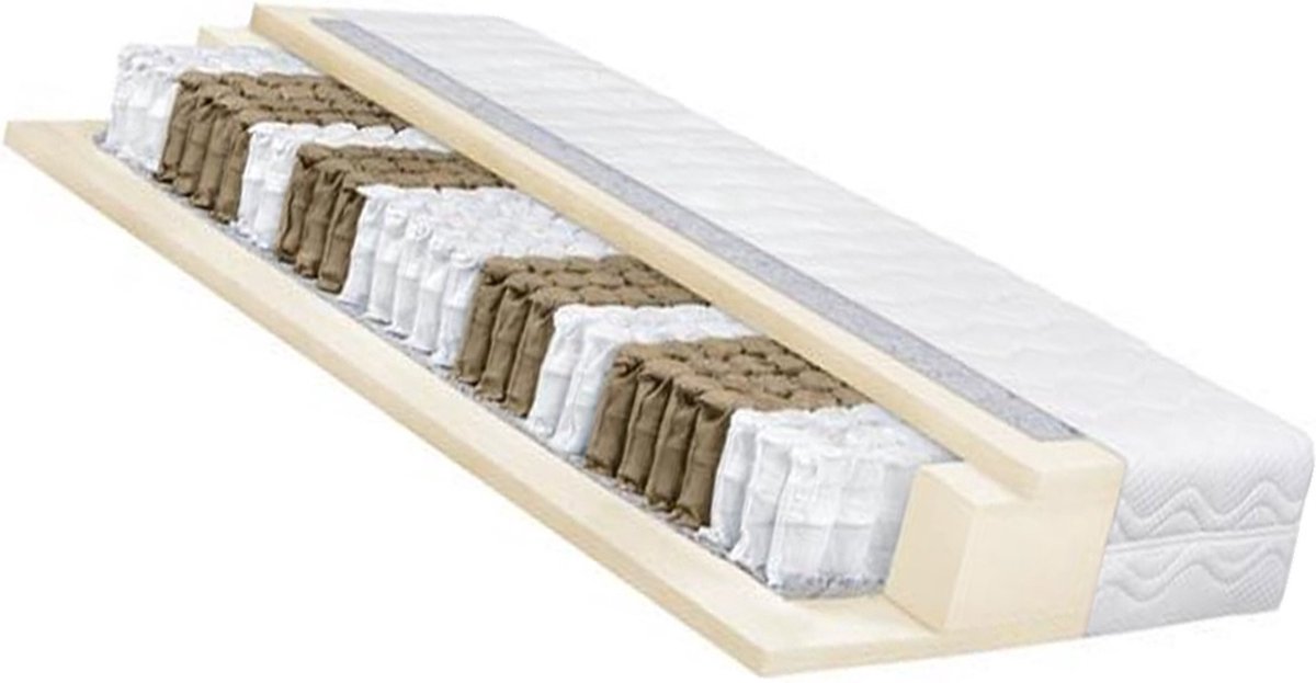 160x210x20 Matras Pocketvering koudschuim - 7 Zones - 20 cm - ACTIE - 100% veilig product