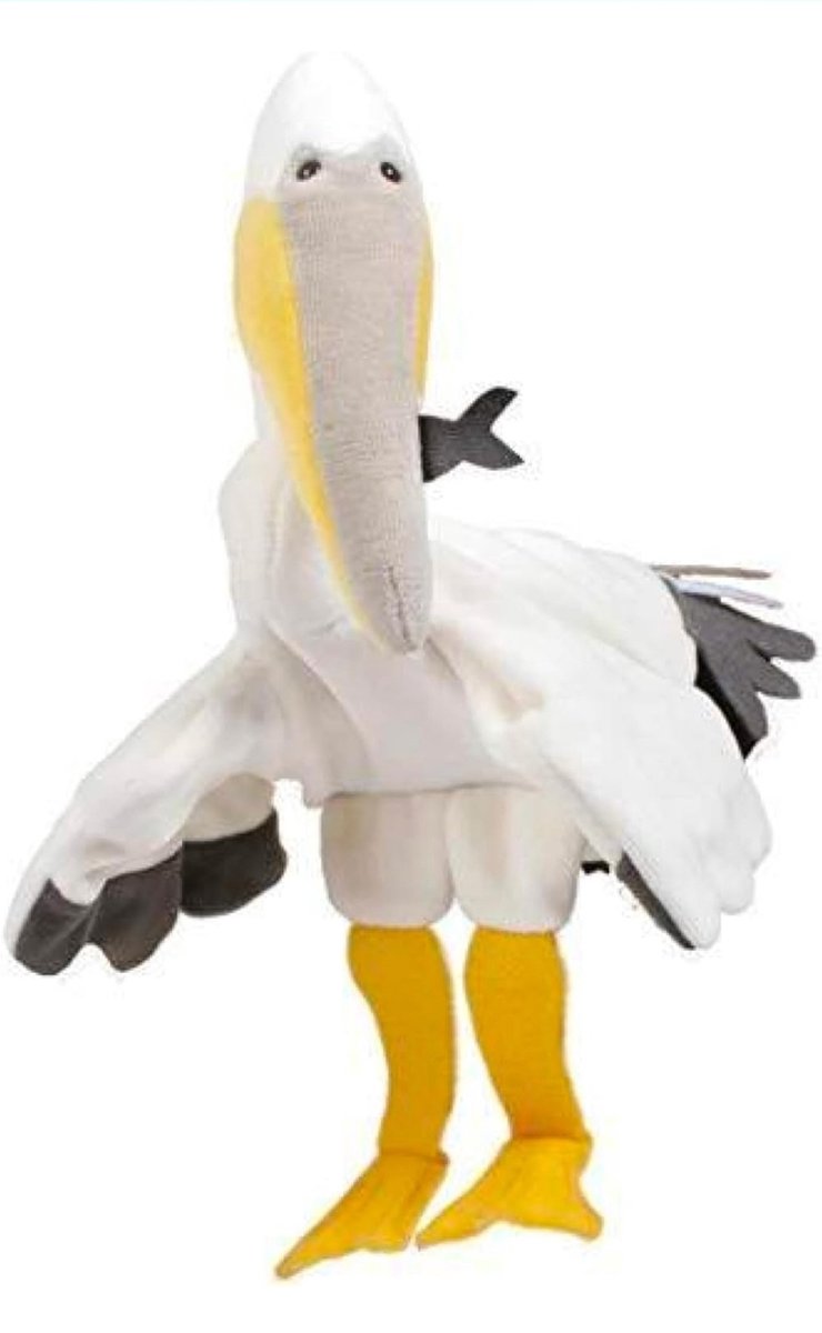 Beleduc - handpop - pelikaan - handpoppen - dieren - handschoen - rollenspel - speelgoed - poppenkast