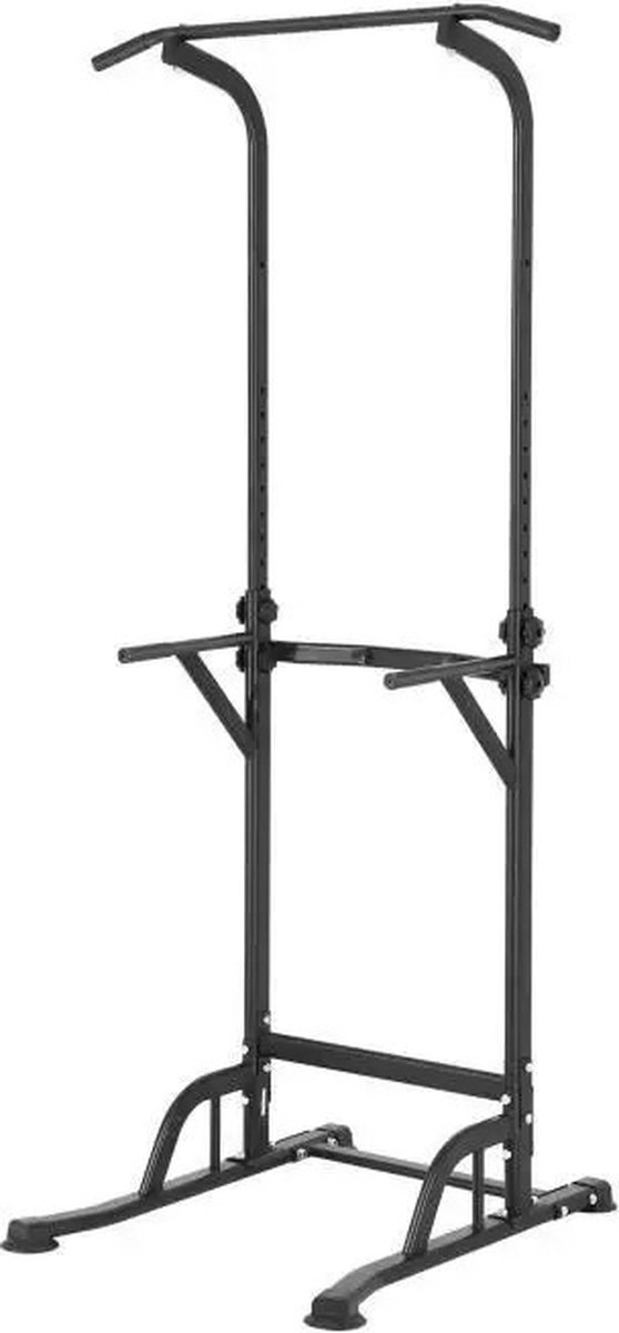 Vihes Pull up Station - Power Tower - Dip station - In hoogte verstelbaar - Kracht station - Krachttraining - Trainingsapparatuur - Home gym