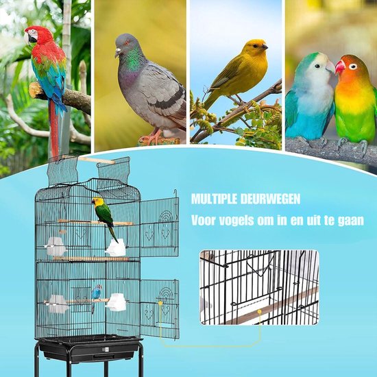 Vogelkooi Primo 60 Open Empire | Savic | Voor Kleine en Middelgrote Vo