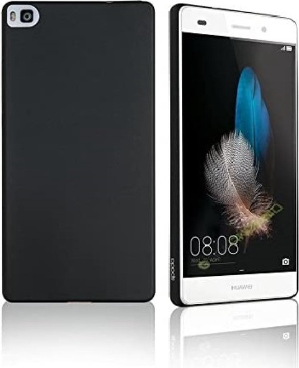 Ultradunne zachte hoes zwart voor Huawei P8 Lite
