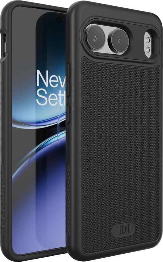 Exobox Convient pour OnePlus Nord 4 - Double Couche - Antichoc - Heavy Duty - Coque Arrière - Zwart