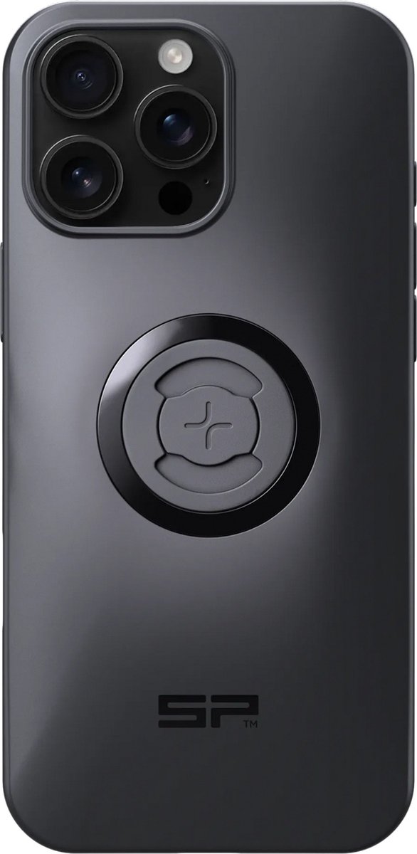 SP Connect SPC+ iPhone 16 Pro Max Hoesje MagSafe Back Cover Dun Zwart